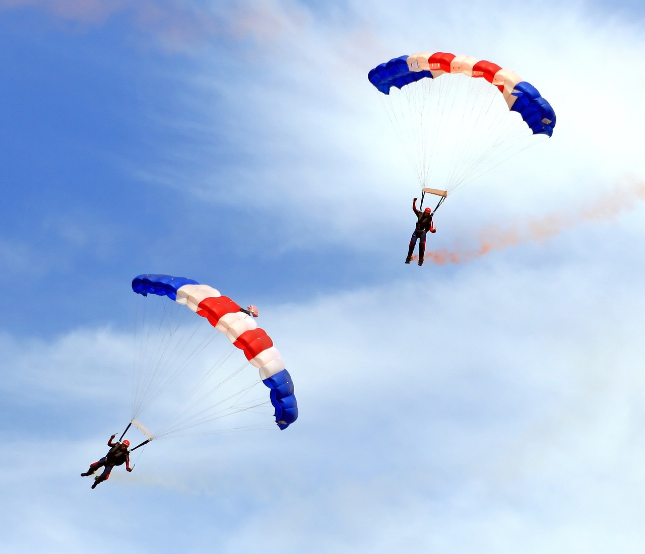 What are safety risks in skydiving?